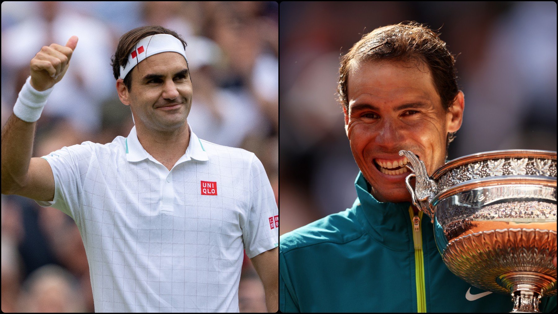 Roger Federer y Rafa Nadal.