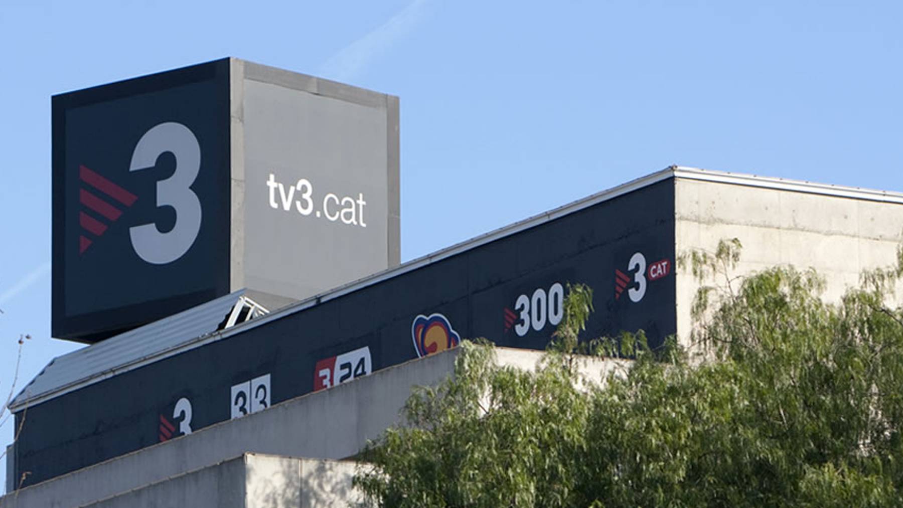 Instalaciones de la televisión autonómica de Cataluña TV3.