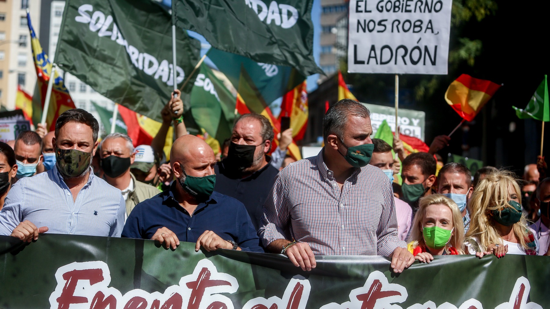 Manifestación del sindicato Solidaridad (EP)