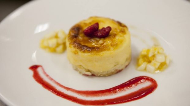 Postre de pera