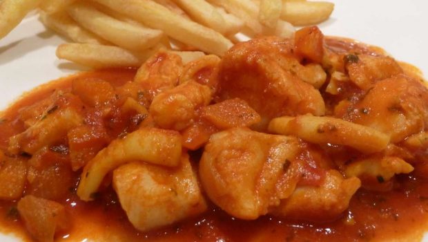 Calamares en salsa