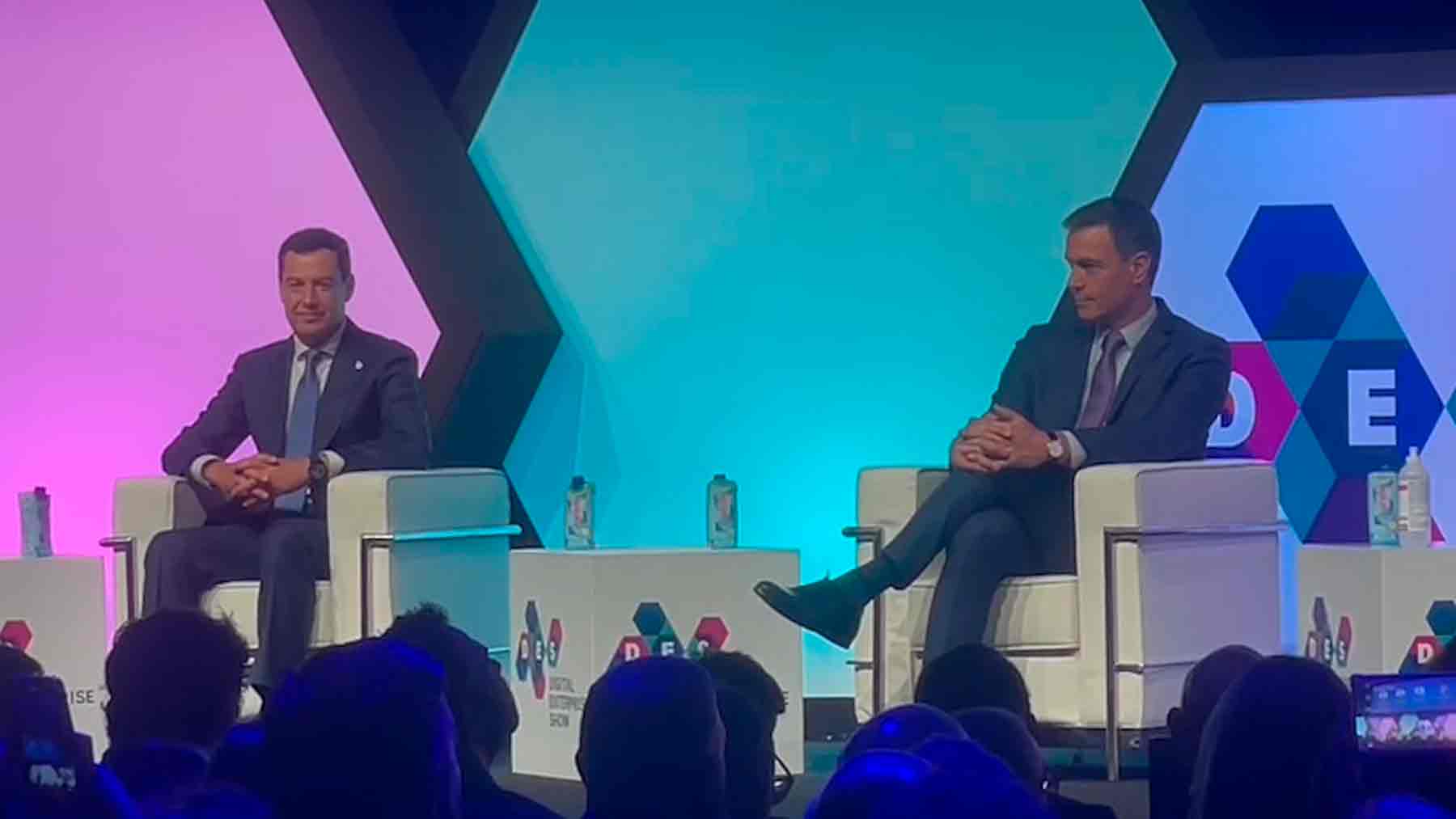 Juanma Moreno y Pedro Sánchez