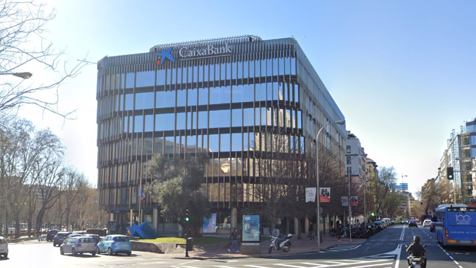 Sede de CaixaBank en Madrid.