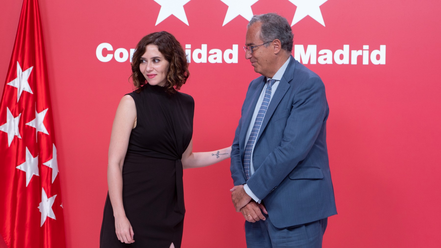 Isabel Díaz Ayuso y Enrique Ossorio.