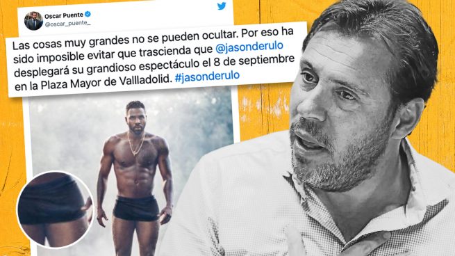 El socialista Óscar Puente saca a pasear su mal gusto elogiando los 'atributos' de Jason Derulo