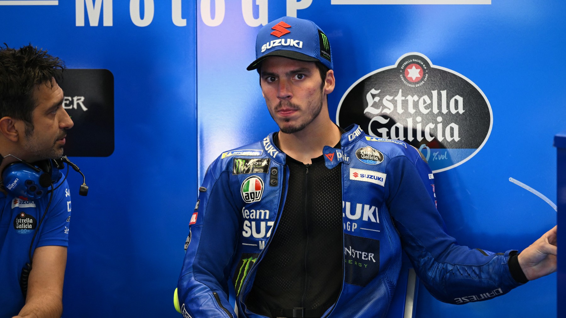 Joan Mir, durante el GP de Cataluña de MotoGP. (AFP)