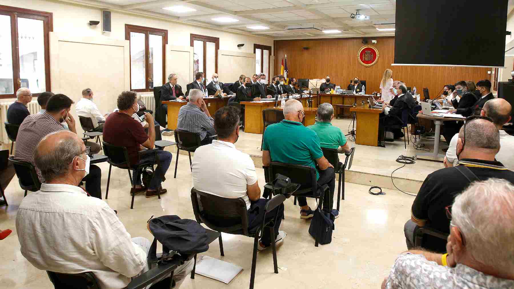 Asistentes al juicio por el ‘caso Cusarch’ en la Audiencia Provincial de Baleares. Isaac Buj – Europa Press