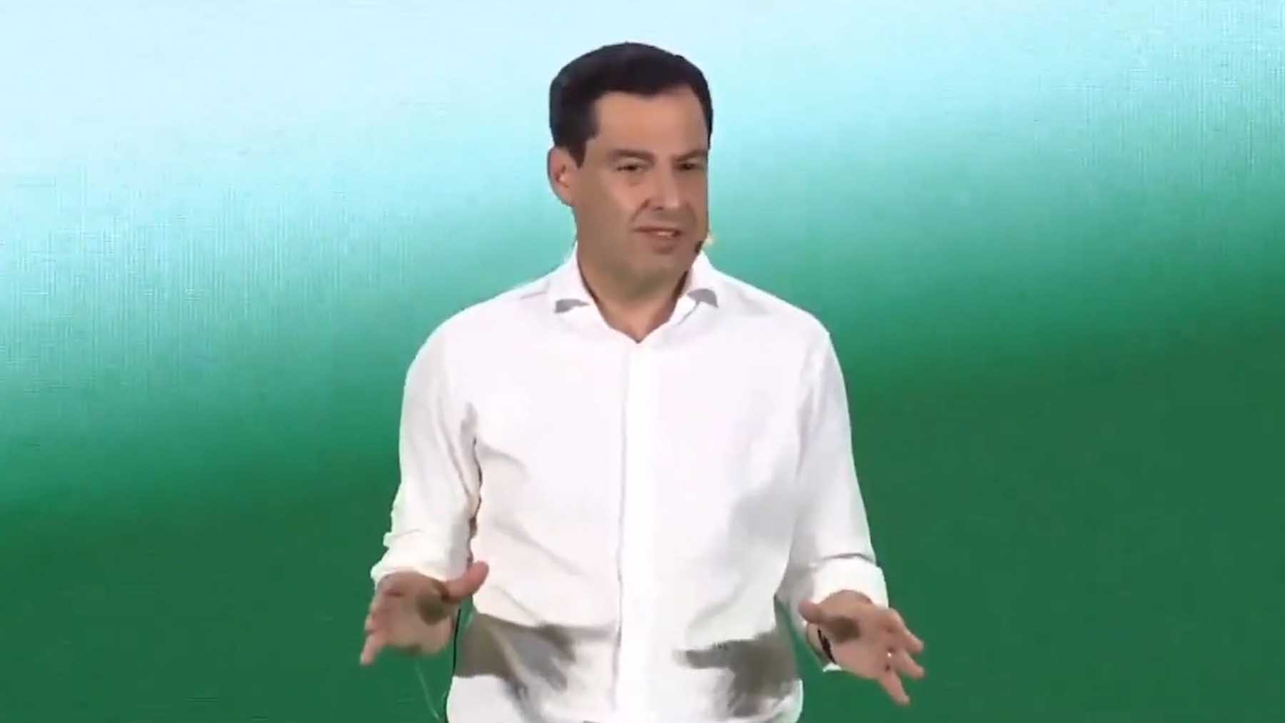 Juanma Moreno, presidente del PP andaluz y candidato a la reelección como presidente de la Junta de Andalucía.