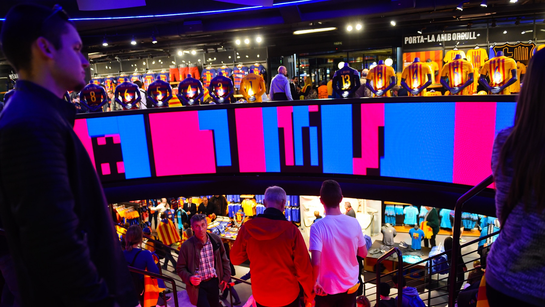 Tienda oficial del Barcelona en el Camp Nou. (Getty)