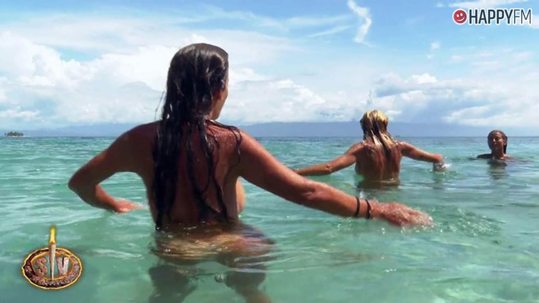Anabel Pantoja, Ana Luque y Mariana se bañan desnudas en 'Supervivientes  2022'