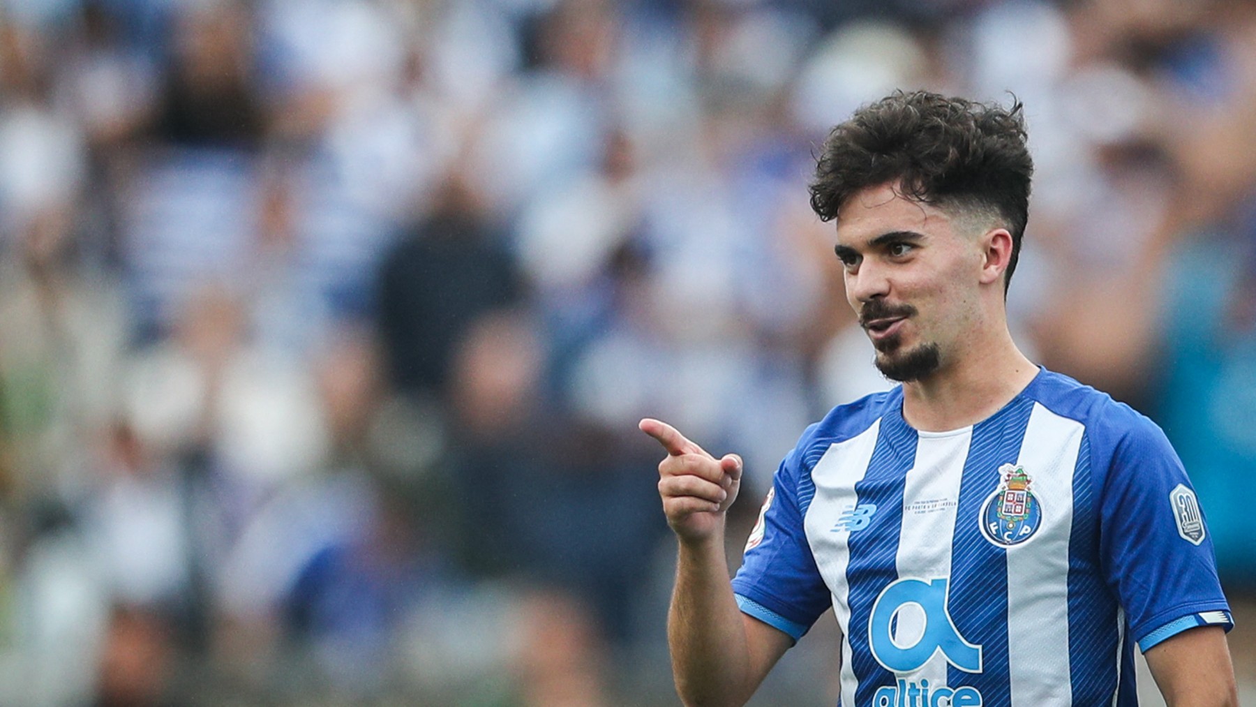 Vitinha celebra un gol con el Oporto. (AFP)