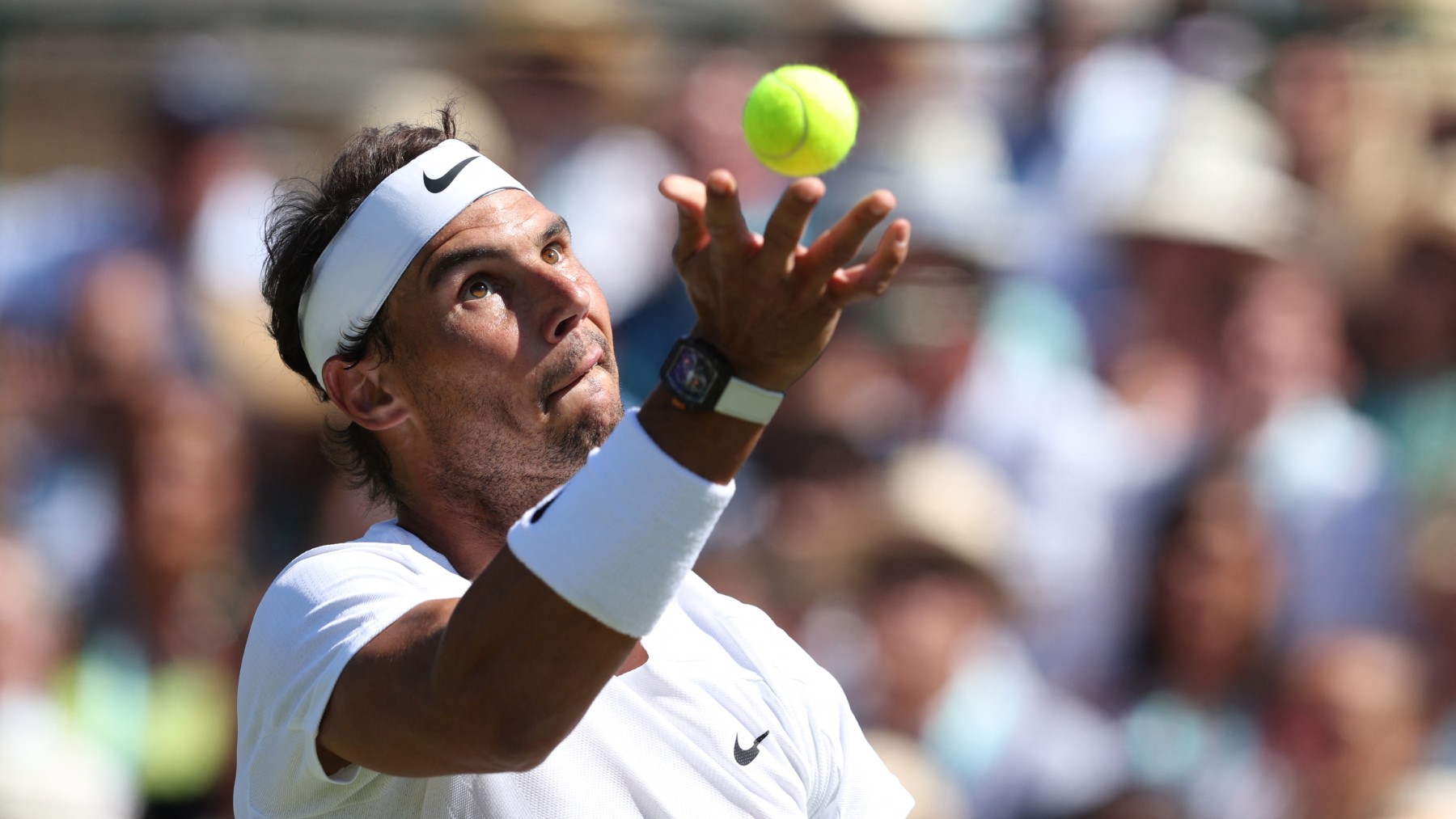 Rafa Nadal, en el torneo de Hurlingham.