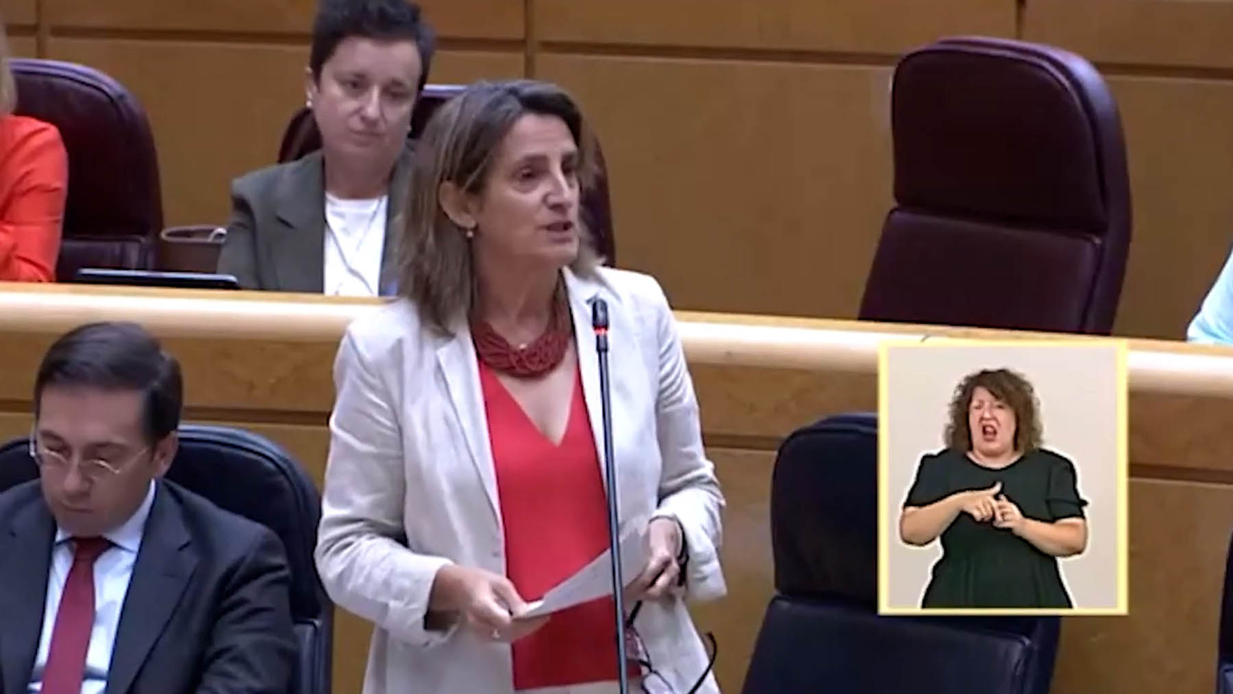 La ministra para la Transición Ecológica, Teresa Ribera.