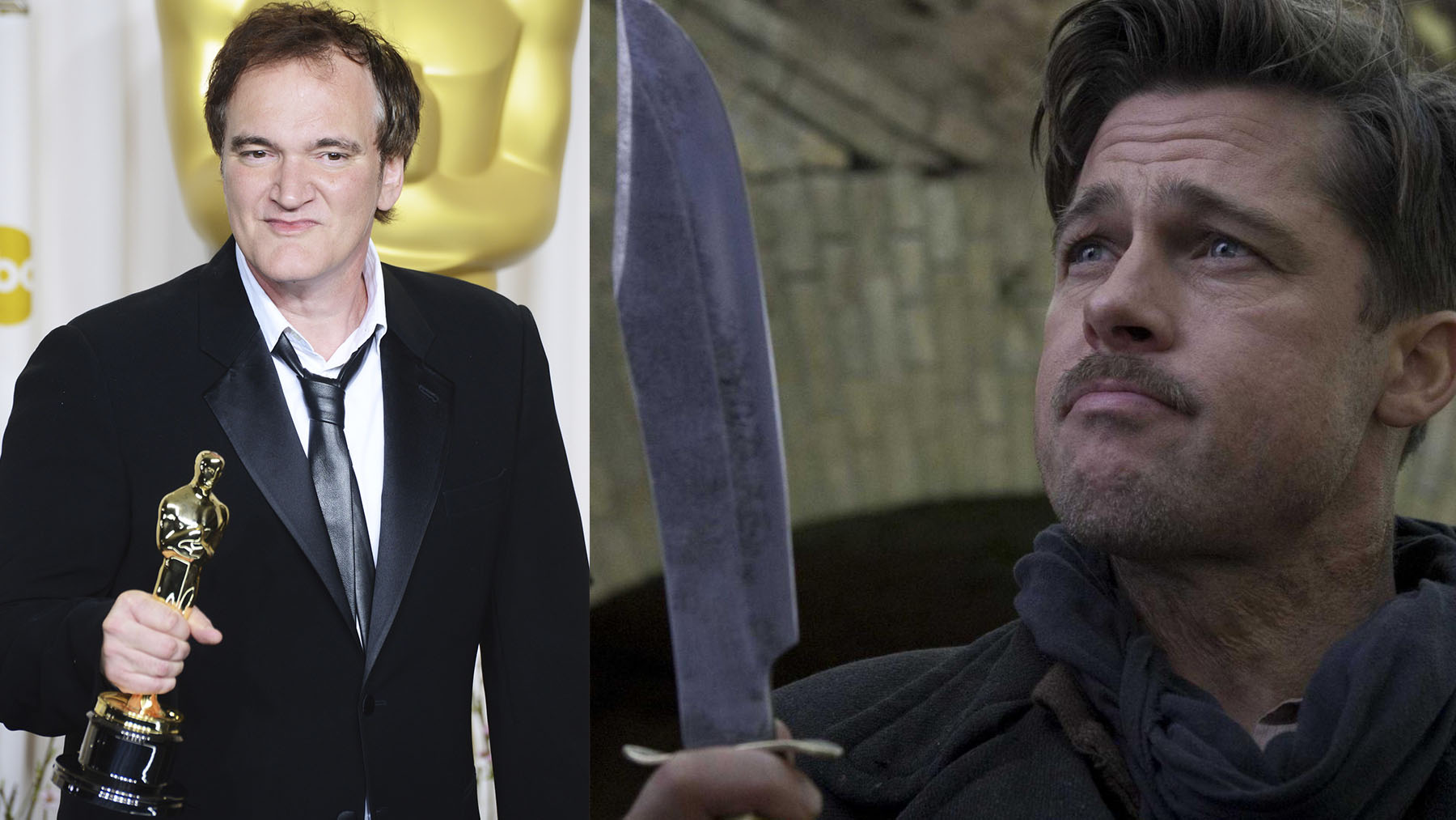 Quentin Tarantino ha dirigido a Brad Pitt en ‘Malditos bastardos’ y ‘Érase una vez en Hollywood’