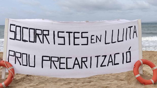 Huelga socorristas playa Palma