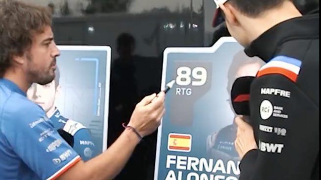Fernando Alonso estalla con su puntuación en el videojuego de la F1: «Es injusto»