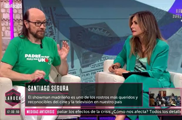 Santiago Segura y Nuria Roca
