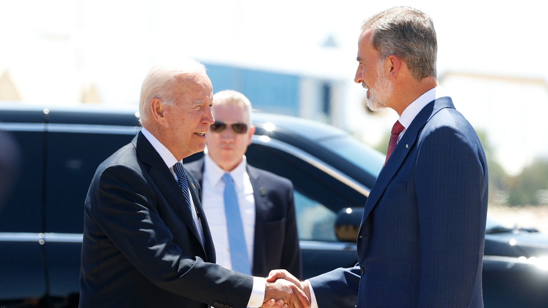 Joe Biden y Felipe VI. (Foto: Efe)