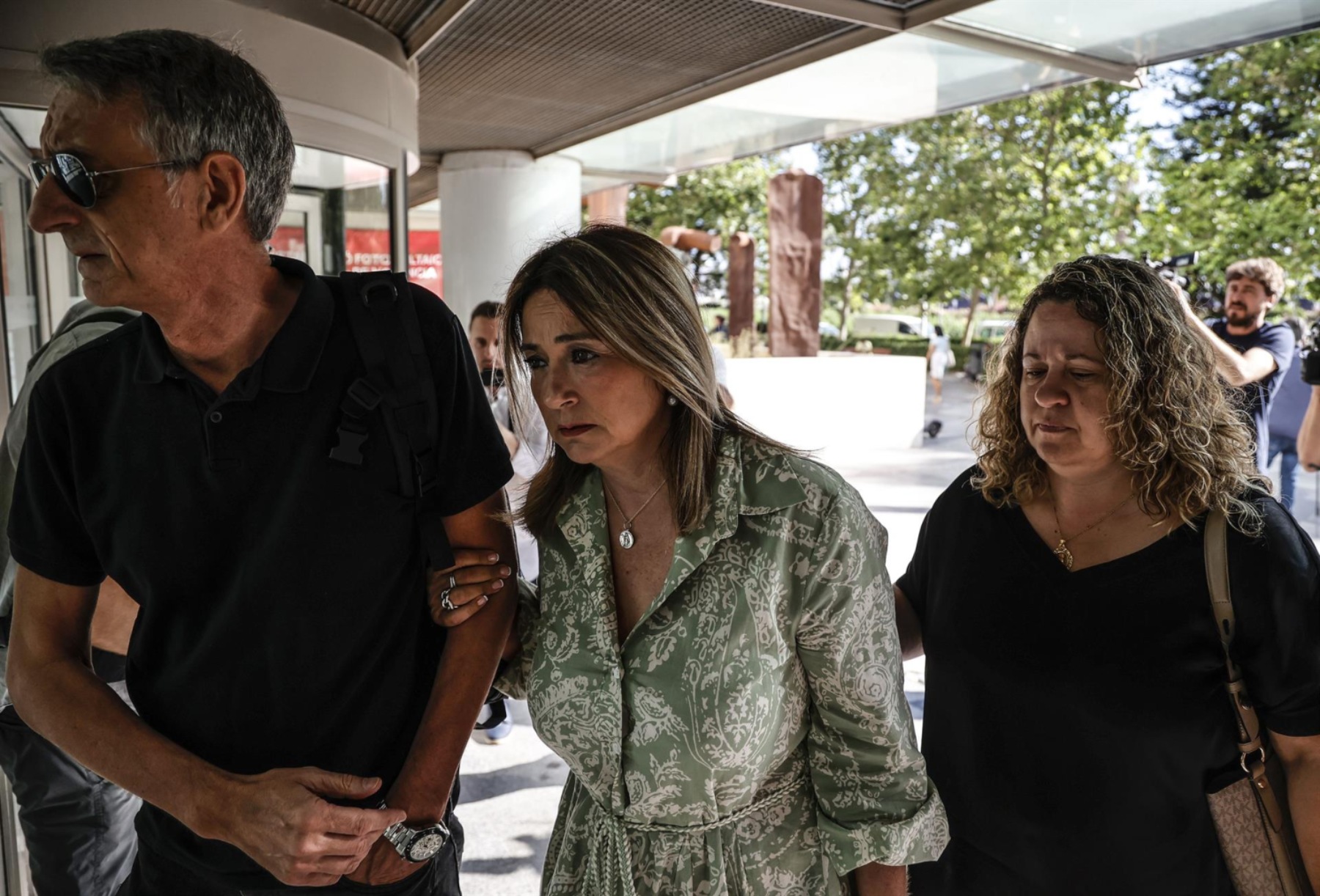 La madre de Marta Calvo a su llegada al juicio en imagen de archivo.