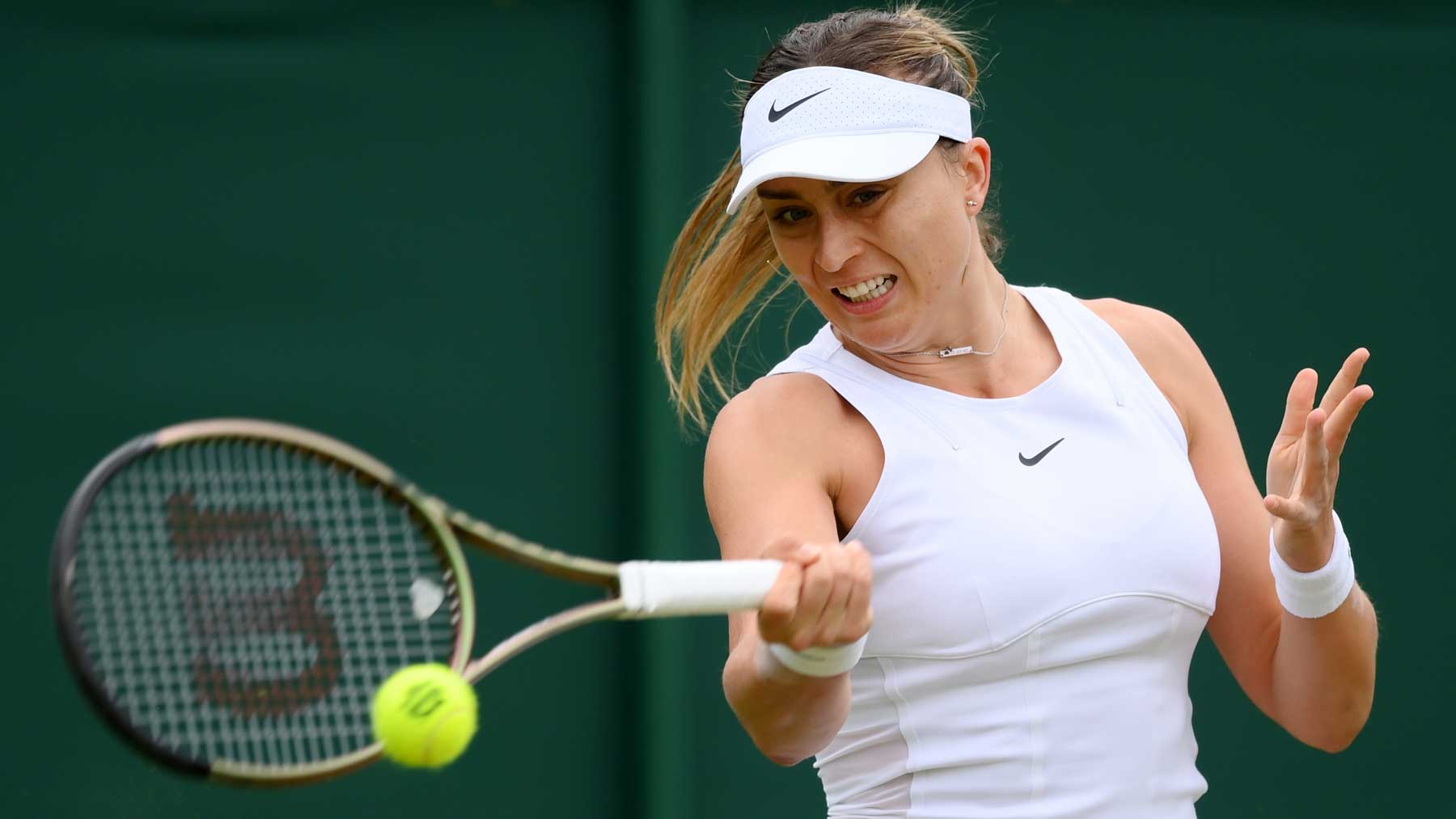 Paula Badosa, en Wimbledon (Getty)