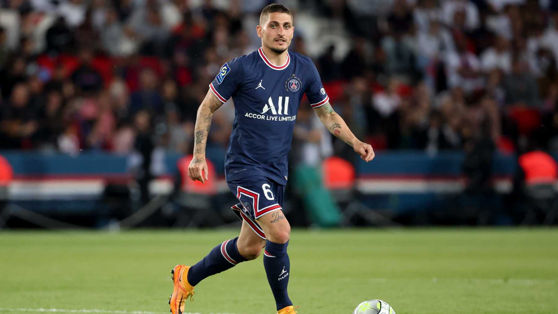 El futbolista italiano Marco Verratti, en un partido con el Paris Saint Germain – JEAN CATUFFE / DPPI / AFP7 / Europa Press