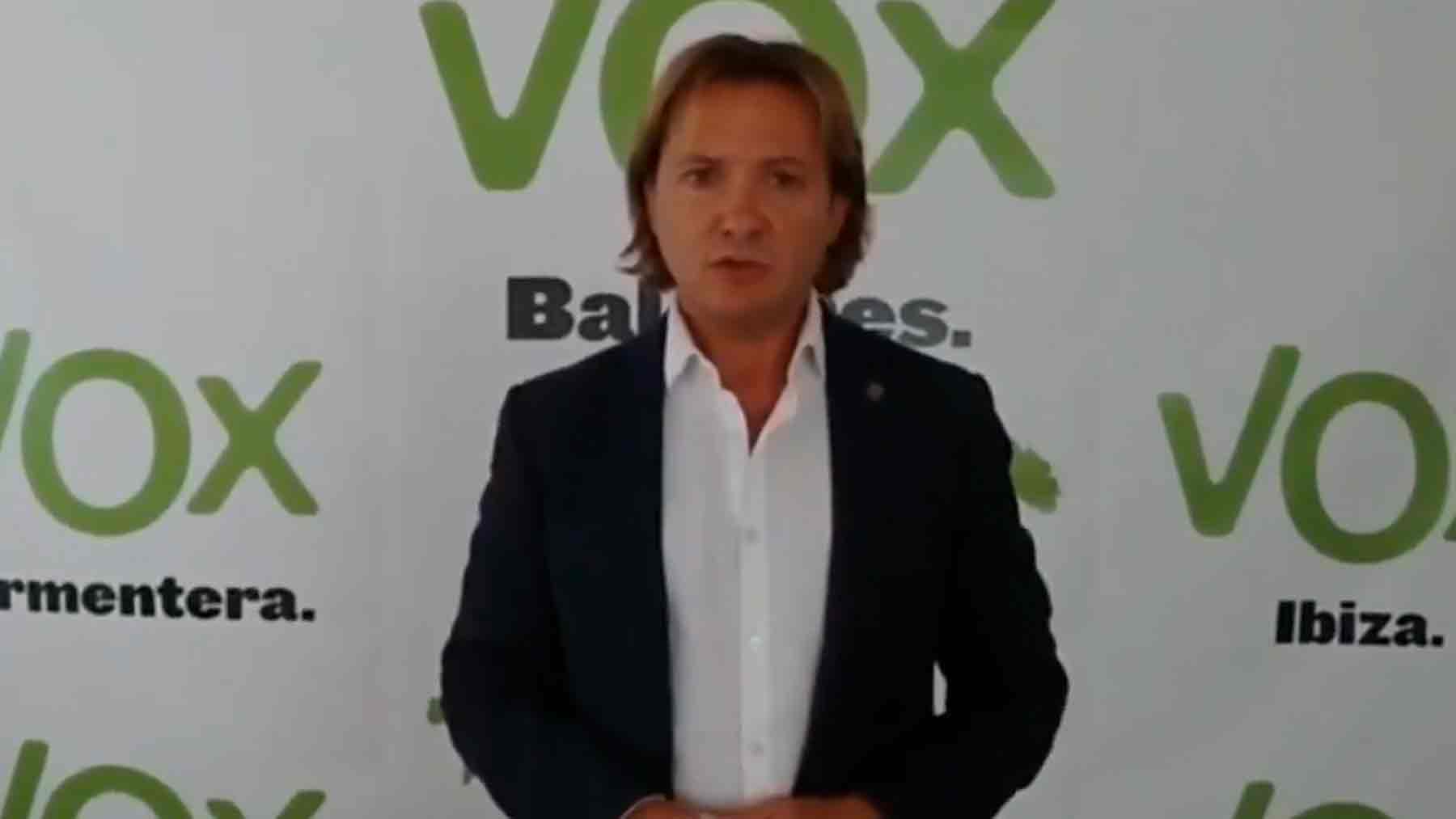 Jorge Campos, líder de Vox en Baleares.