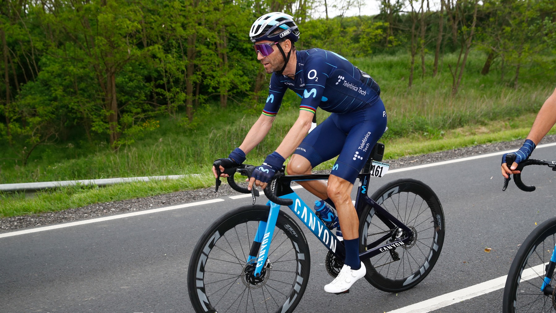 Alejandro Valverde, en el Giro de Italia. (AFP)