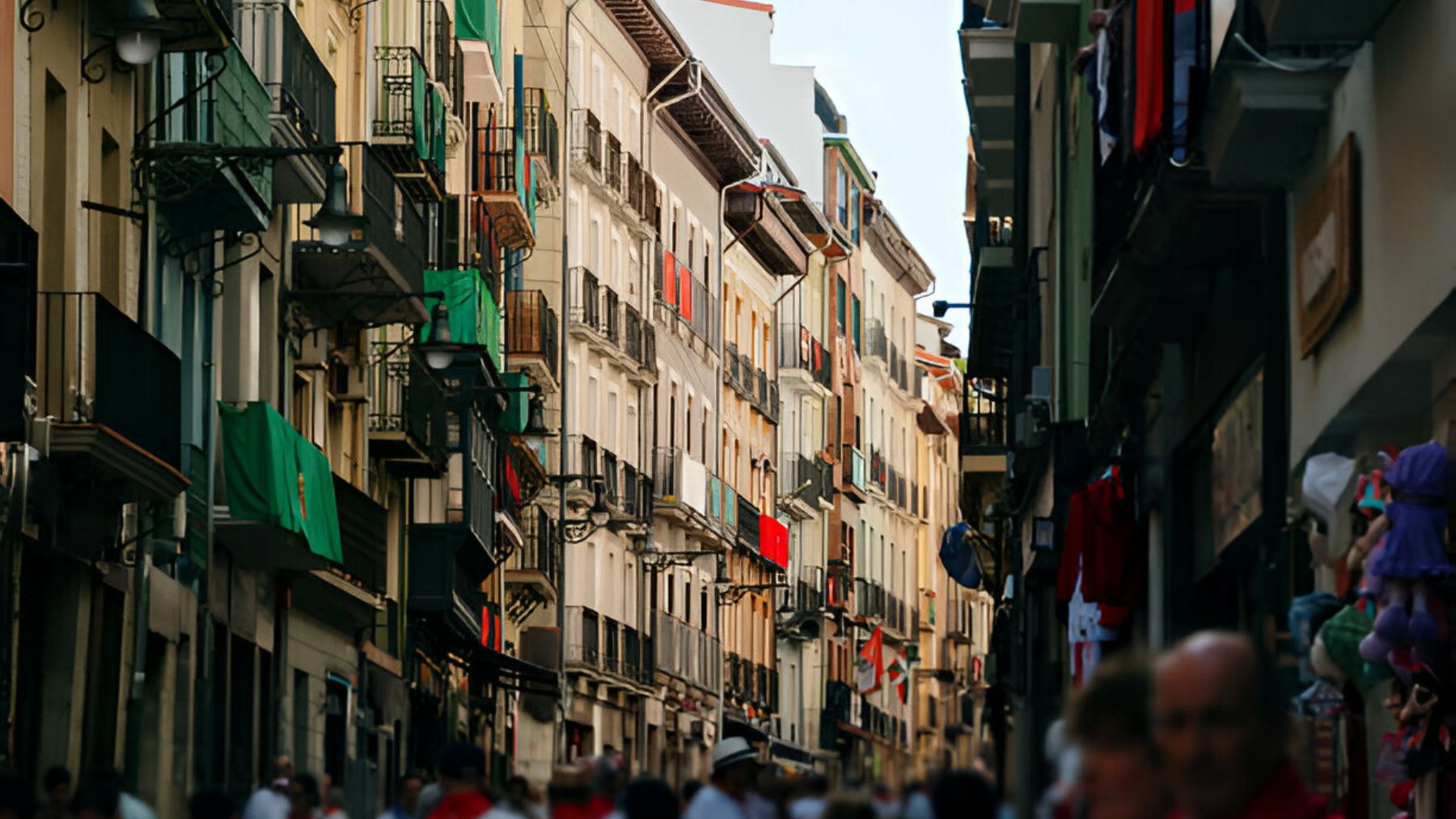 Calle Estafeta de Pamplona.