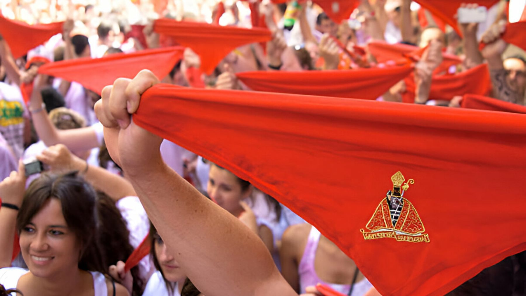 Pañuelo rojo de los Sanfermines