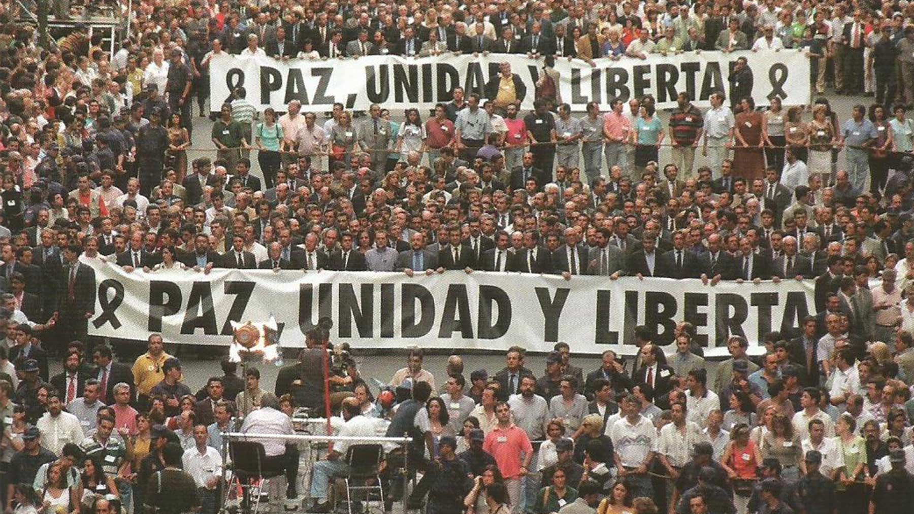 Manifestación por Miguel Ángel Blanco.