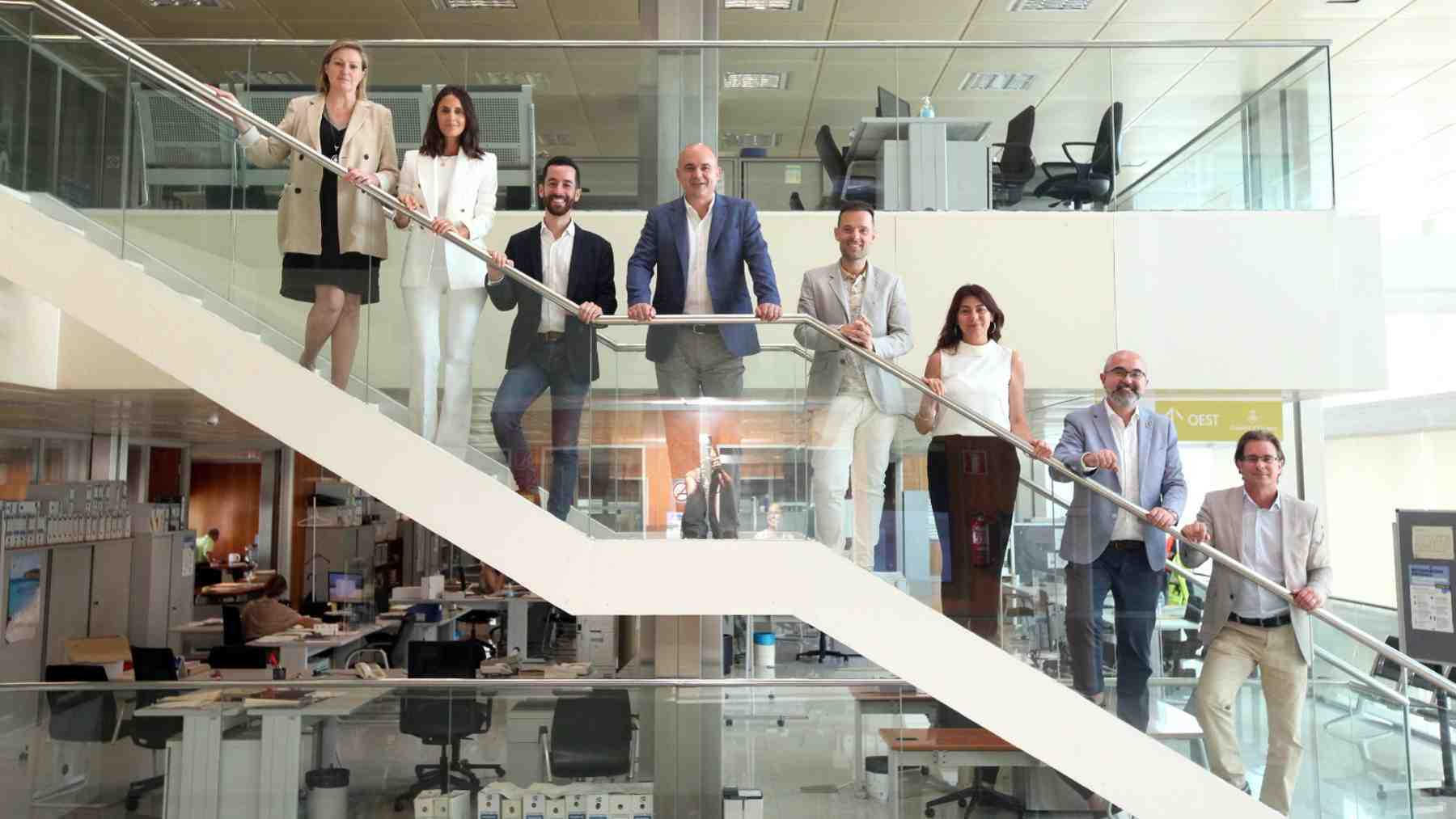 El equipo de gobierno del Consell de Ibiza.