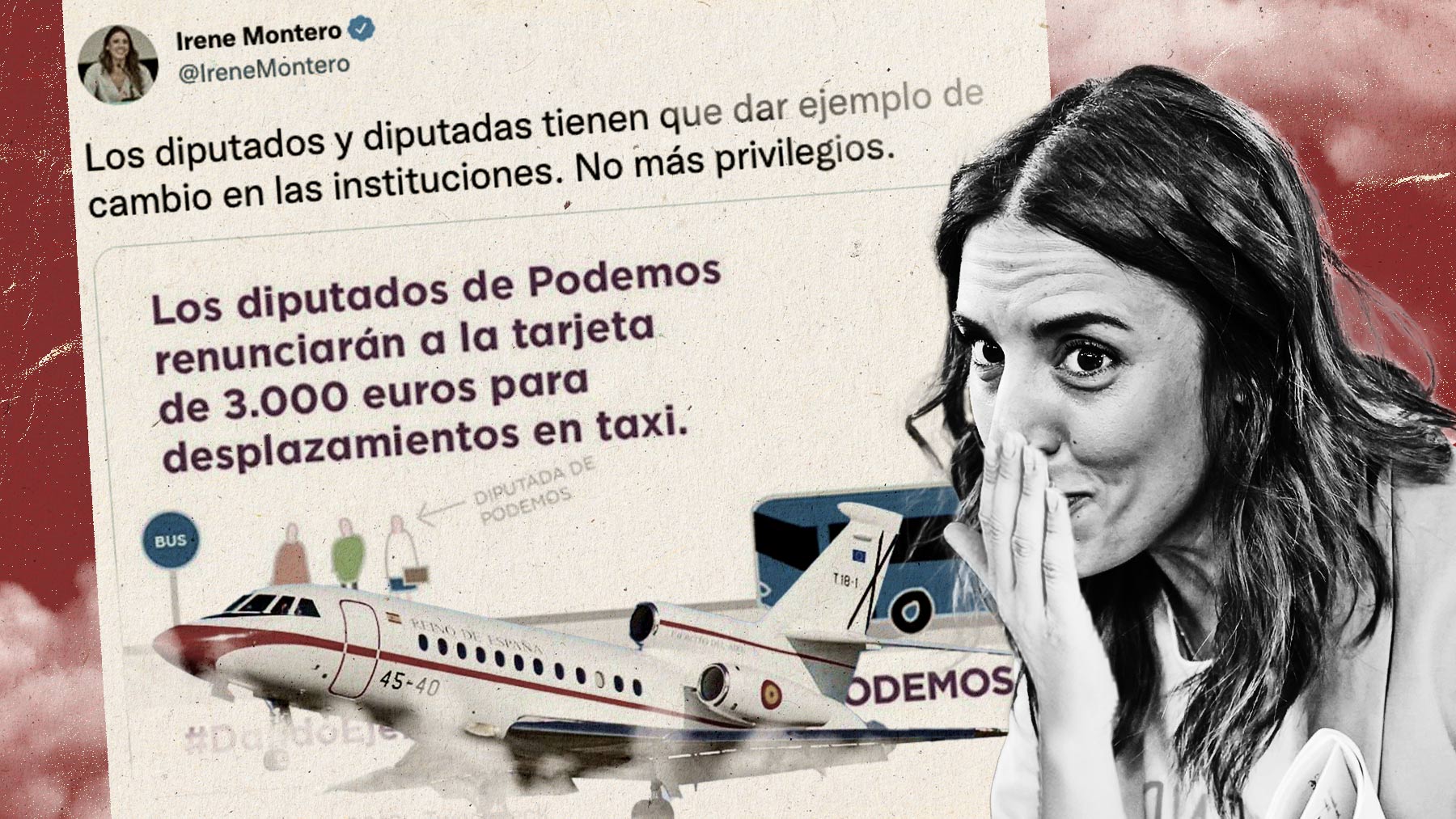 Irene Montero y un tuit de 2016.