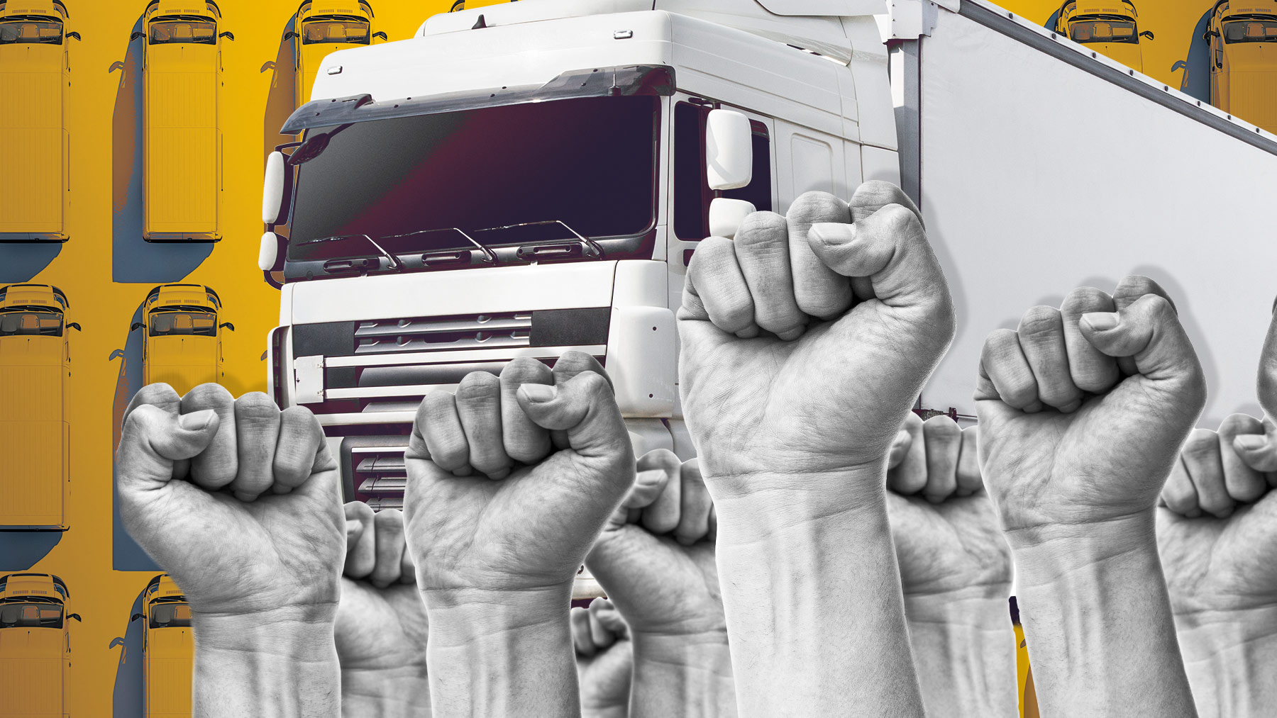 Huelga camioneros