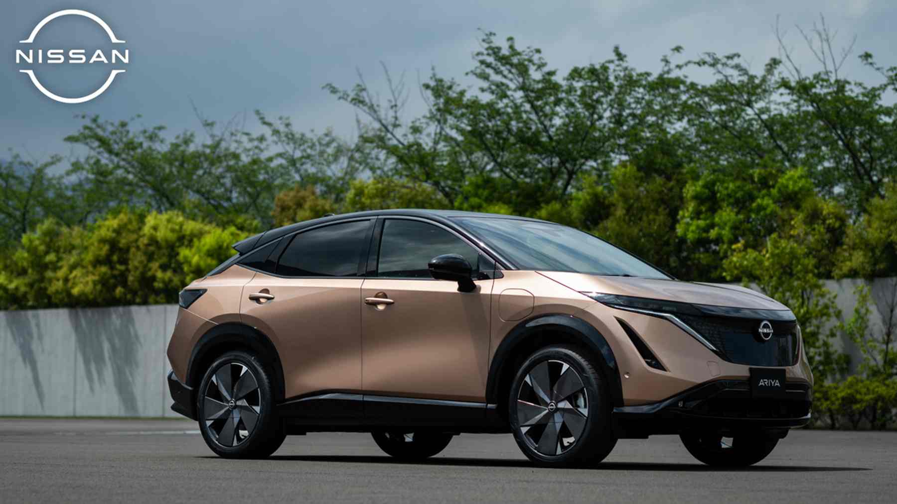 El crossover coupe Nissan Ariya.