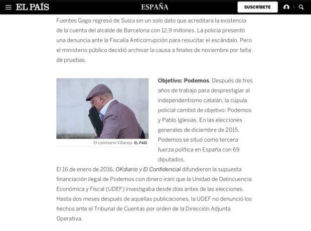 Artículo de José Manuel Romero en El País (II).