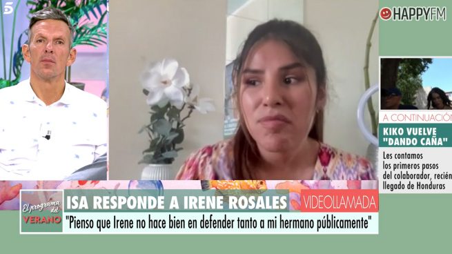 Isa Pantoja responde a Irene Rosales.