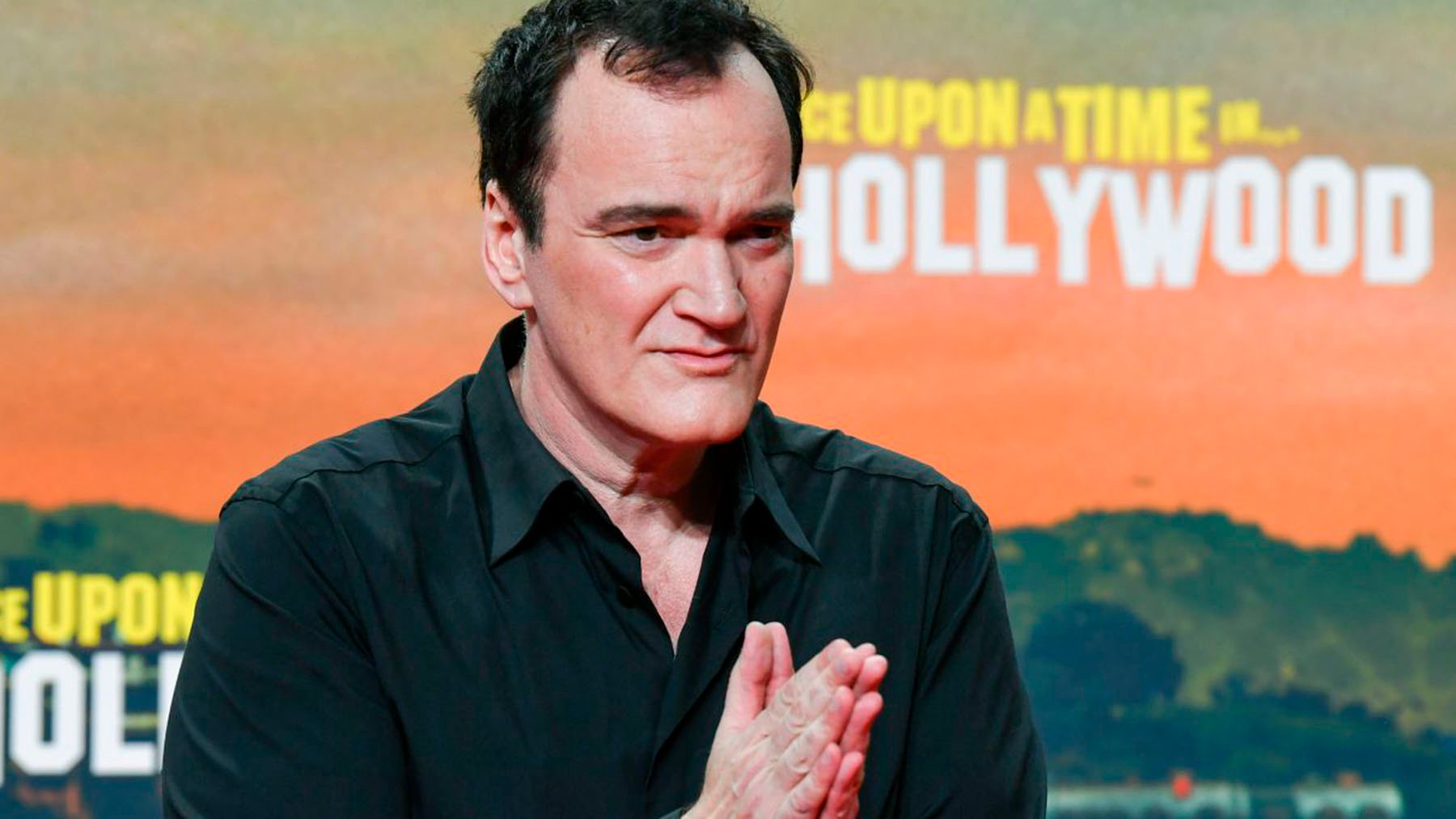 Quentin Tarantino en la presentación de su última película ‘Érase una vez en Hollywood’ (Sony Pictures)