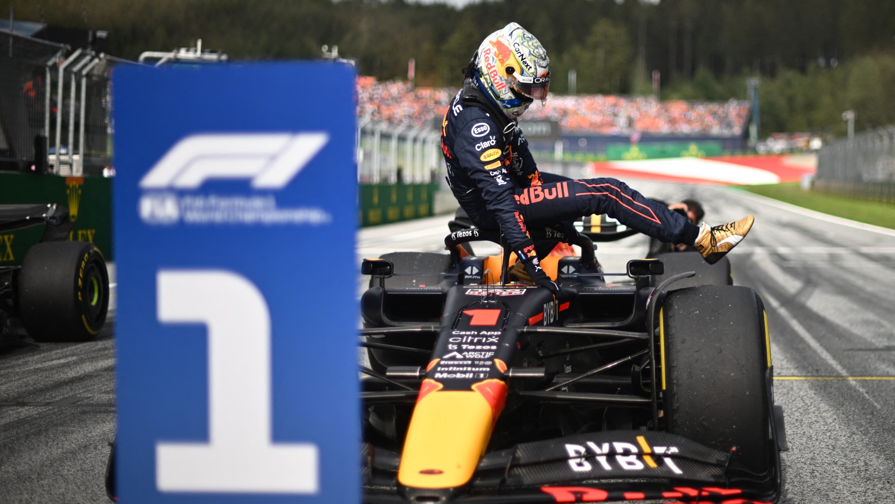 Max Verstappen, tras la carrera al sprint en el GP de Austria. (AFP)