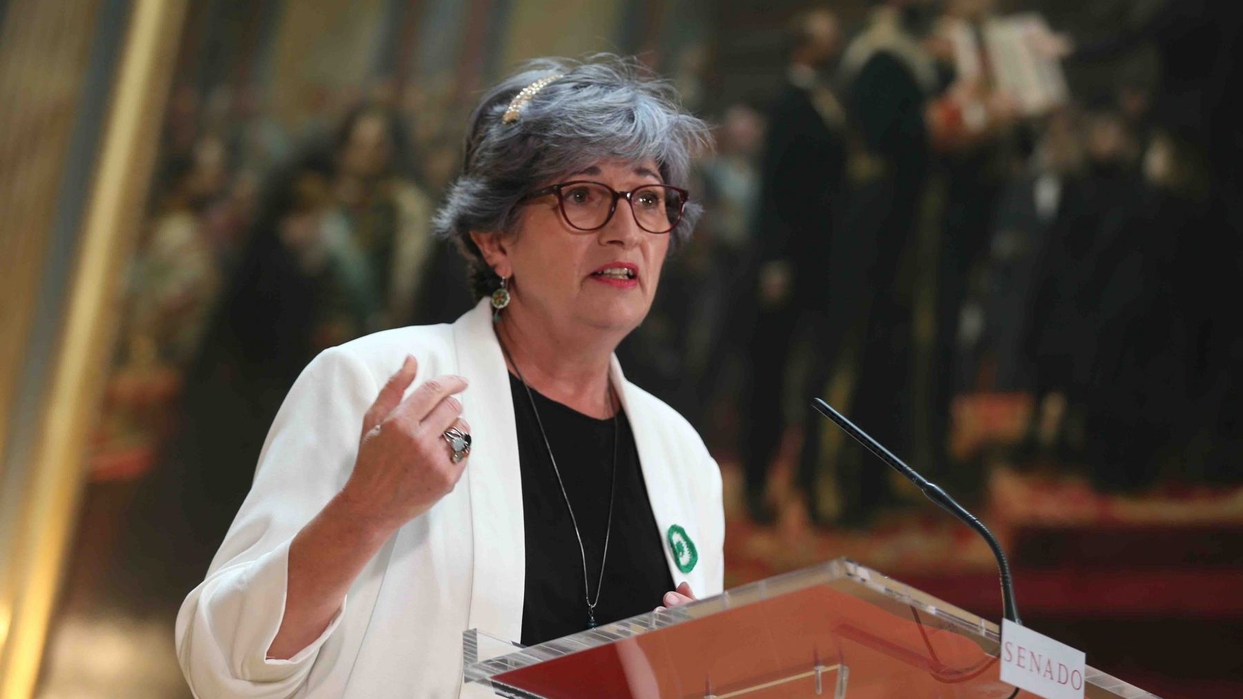 La senadora de Adelante Andalucía, Pilar González.