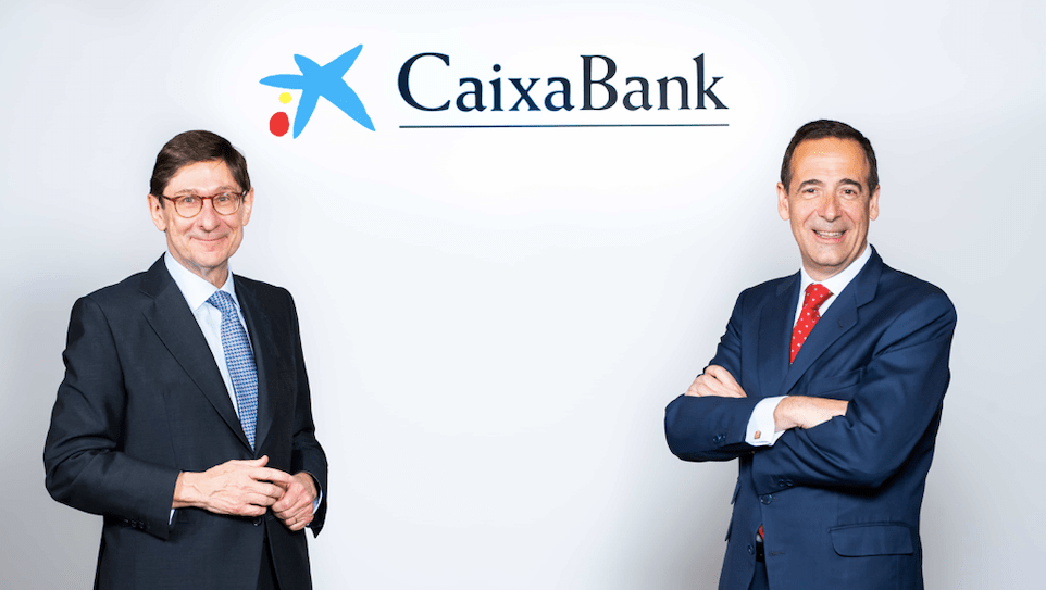 José Ignacio Goirigolzarri y Gonzalo Gortázar. @CaixaBank