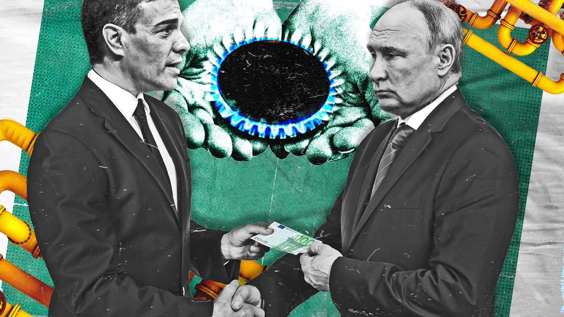 Pedro Sánchez y Putin