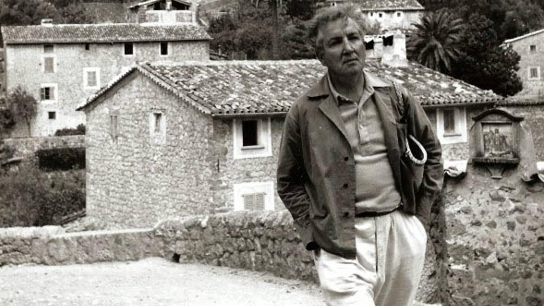 Robert Graves en Deià en los años 50. (Foto: Fundación Robert Graves).