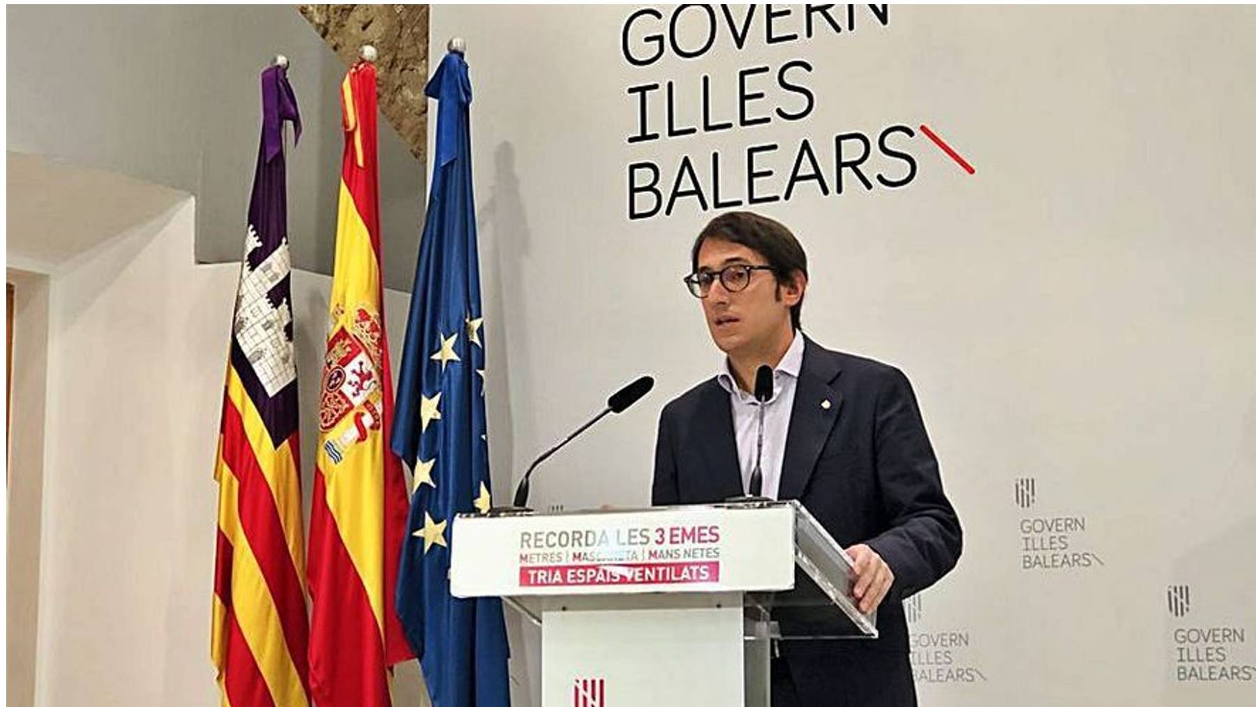 El conseller de Turismo de Baleares, Iago Negueruela.
