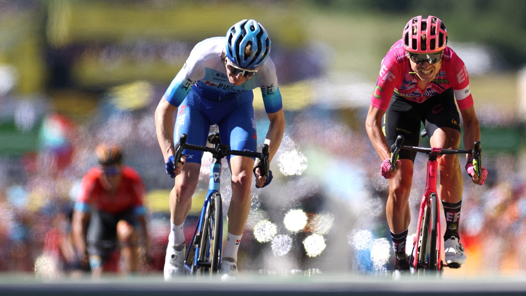 Cort Nielsen ganó con Luisle al fondo. (AFP)