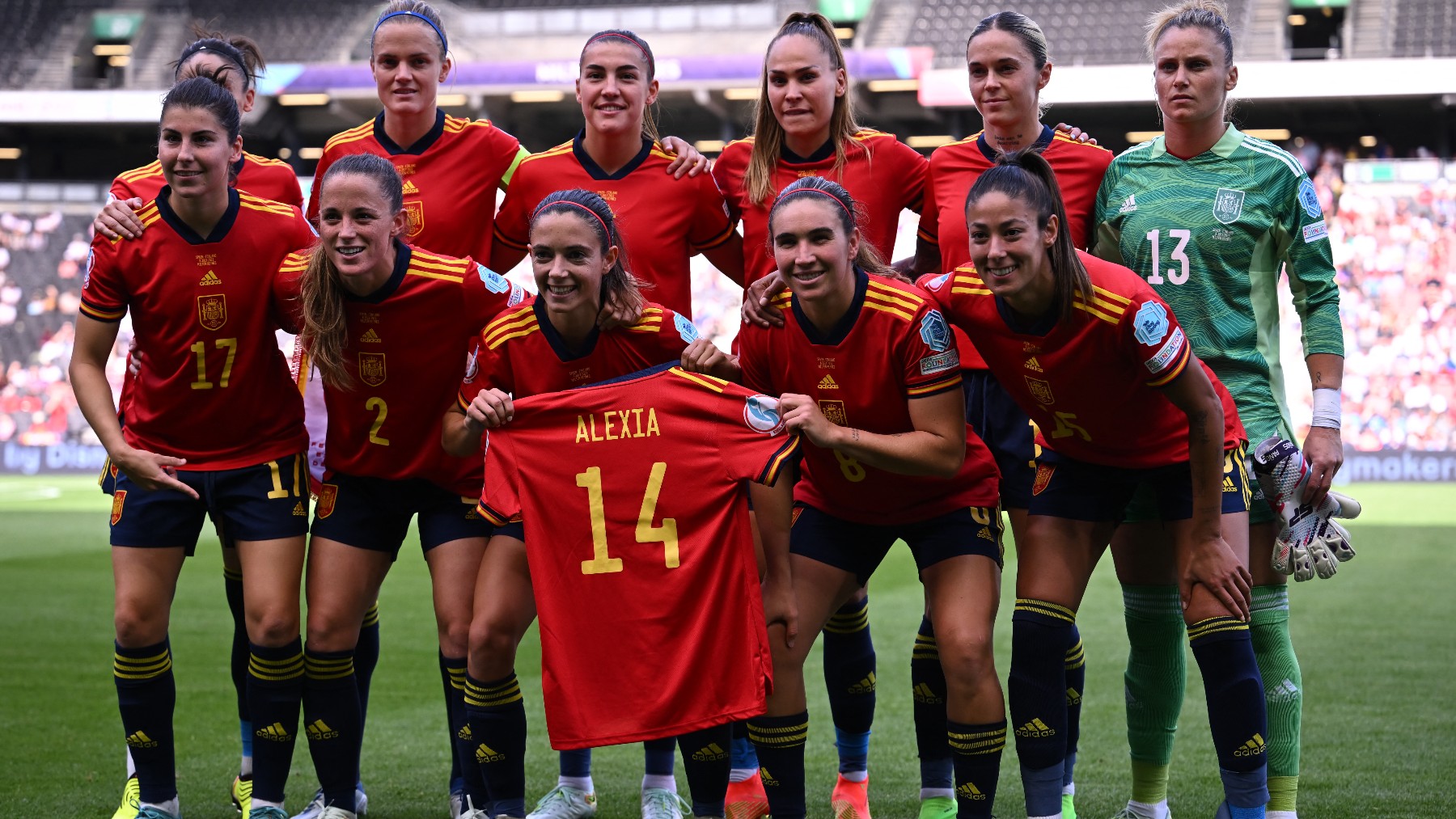 Jugadoras gallegas de la selección española