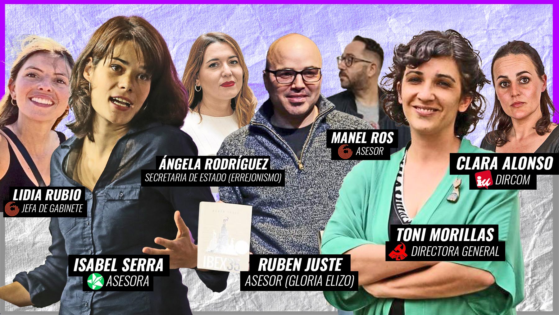 Equipo de Irene Montero.