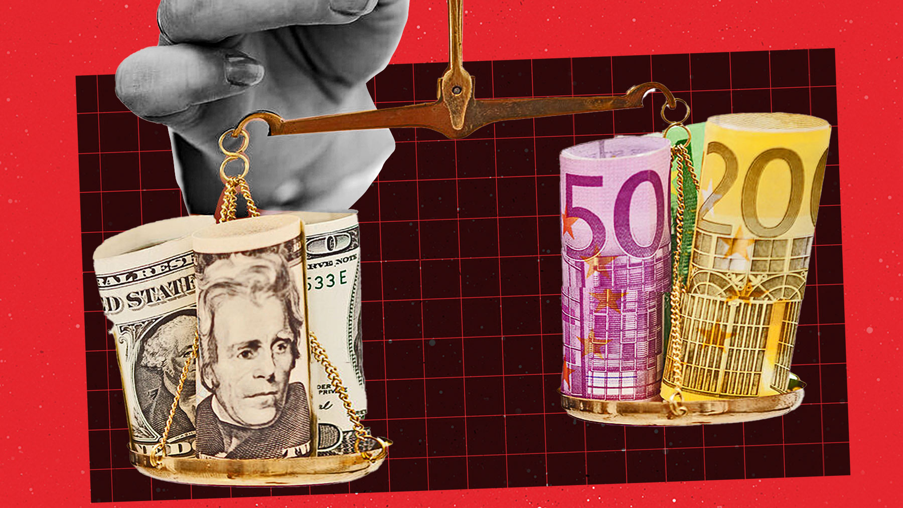 El euro lucha por no perder la paridad con el dólar