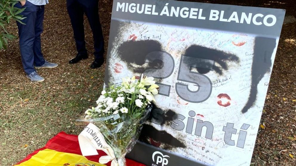 Homenaje del PP de Sevilla a Miguel Ángel Blanco.