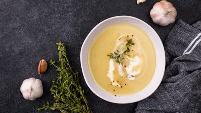 Sopa fría de alubias blancas, receta para combatir el calor