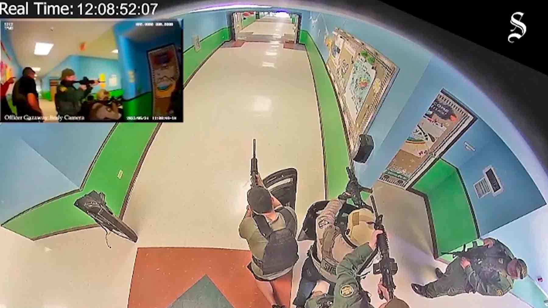 El vídeo muestra la inacción policial en la matanza de un colegio de Texas